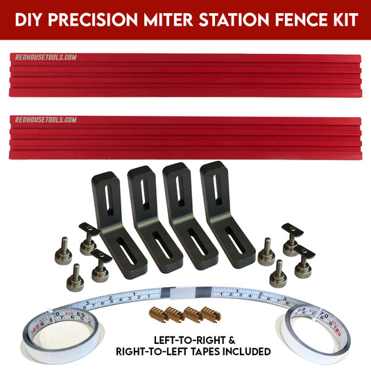Universal Precision Miter Station Fence Kit (For Built-In Stations)