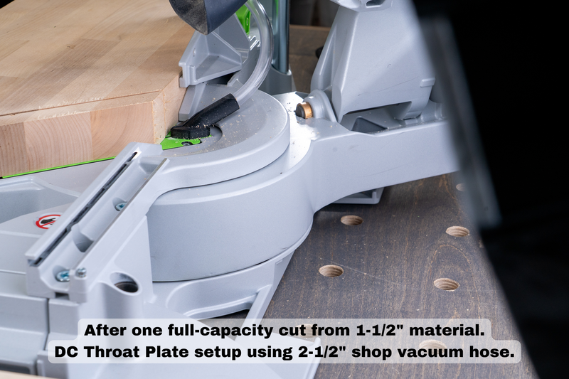 Festool Kapex KS 120 Zero Clearance Dust Collection Throat Plate
