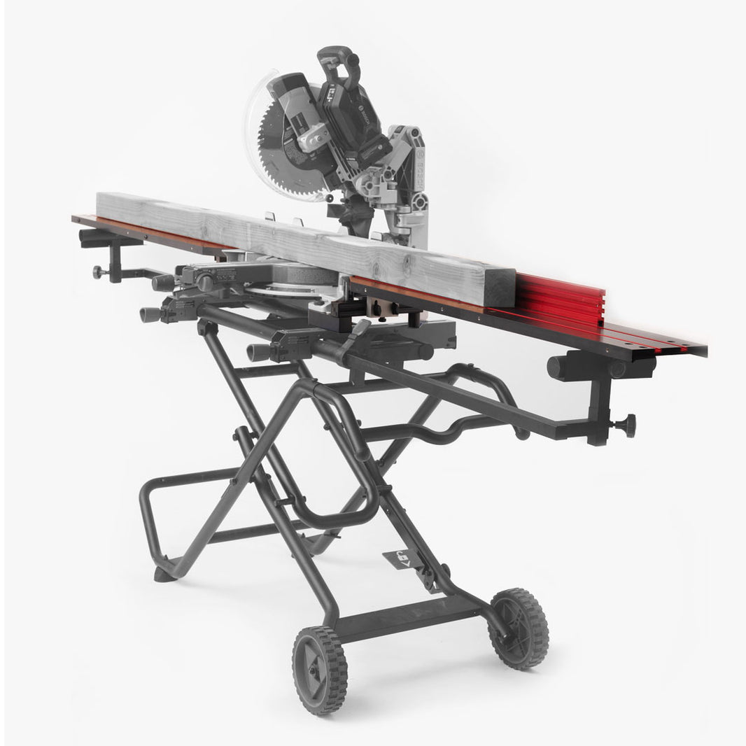 EZWings PRO 8' Portable Miter Saw Station Red House Tools